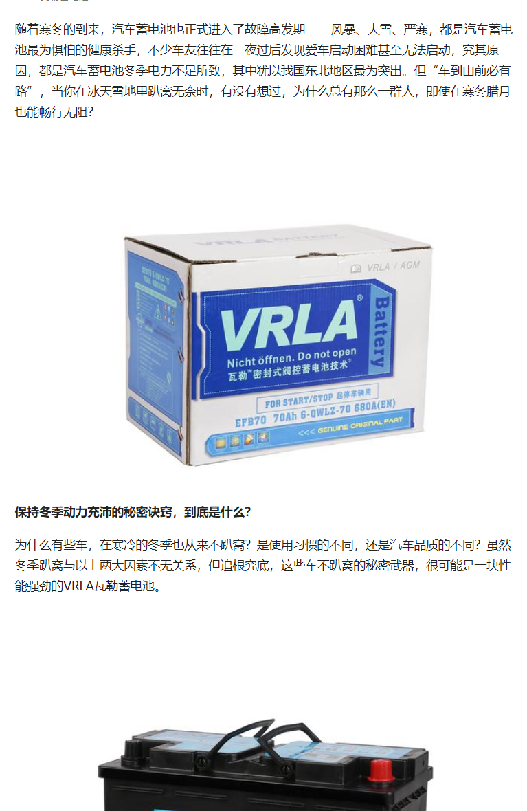 VRLA瓦勒蓄电池